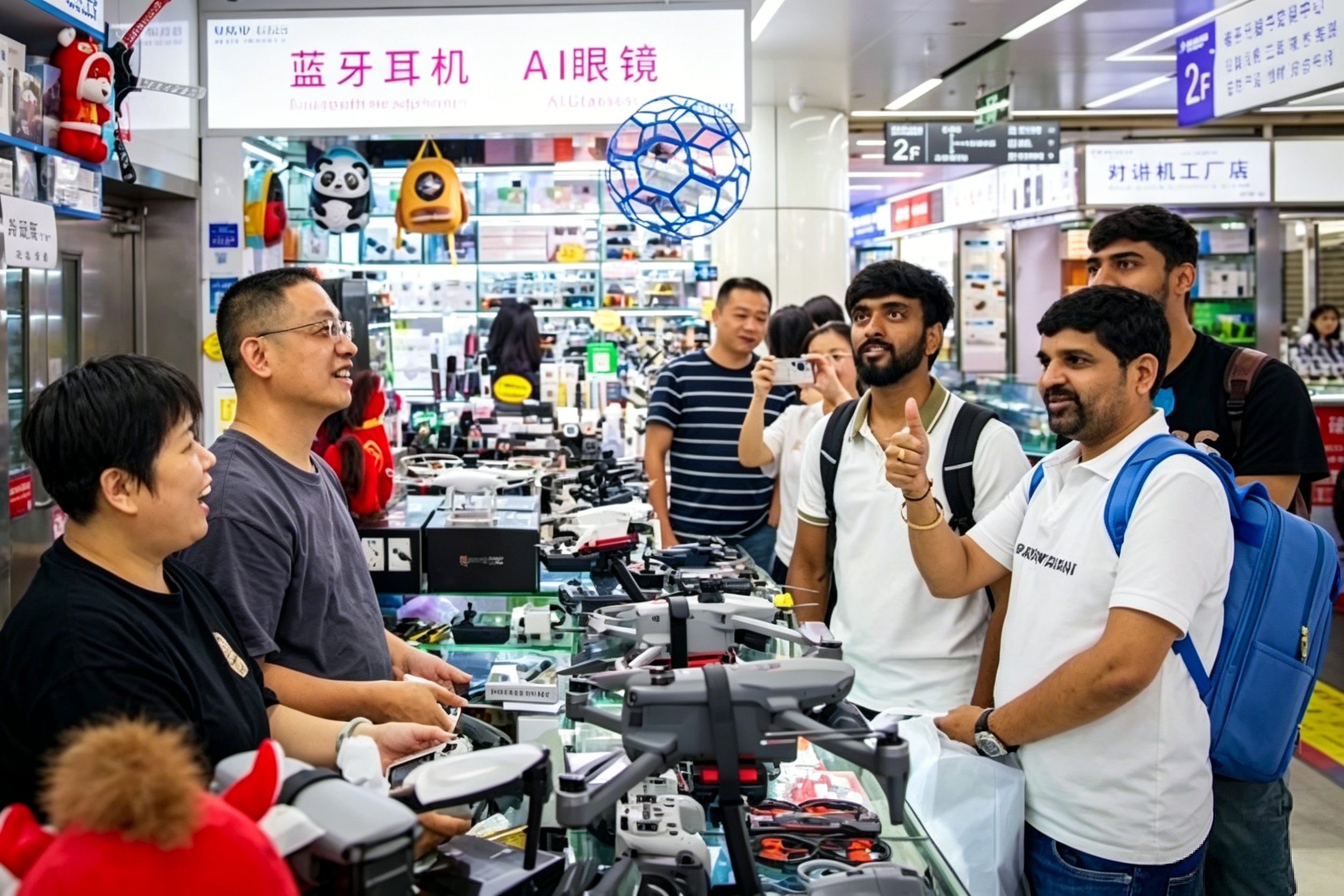 The endless aisles of Huaqiangbei — the world's largest electronics market, where Shenzhen's maker culture comes to life