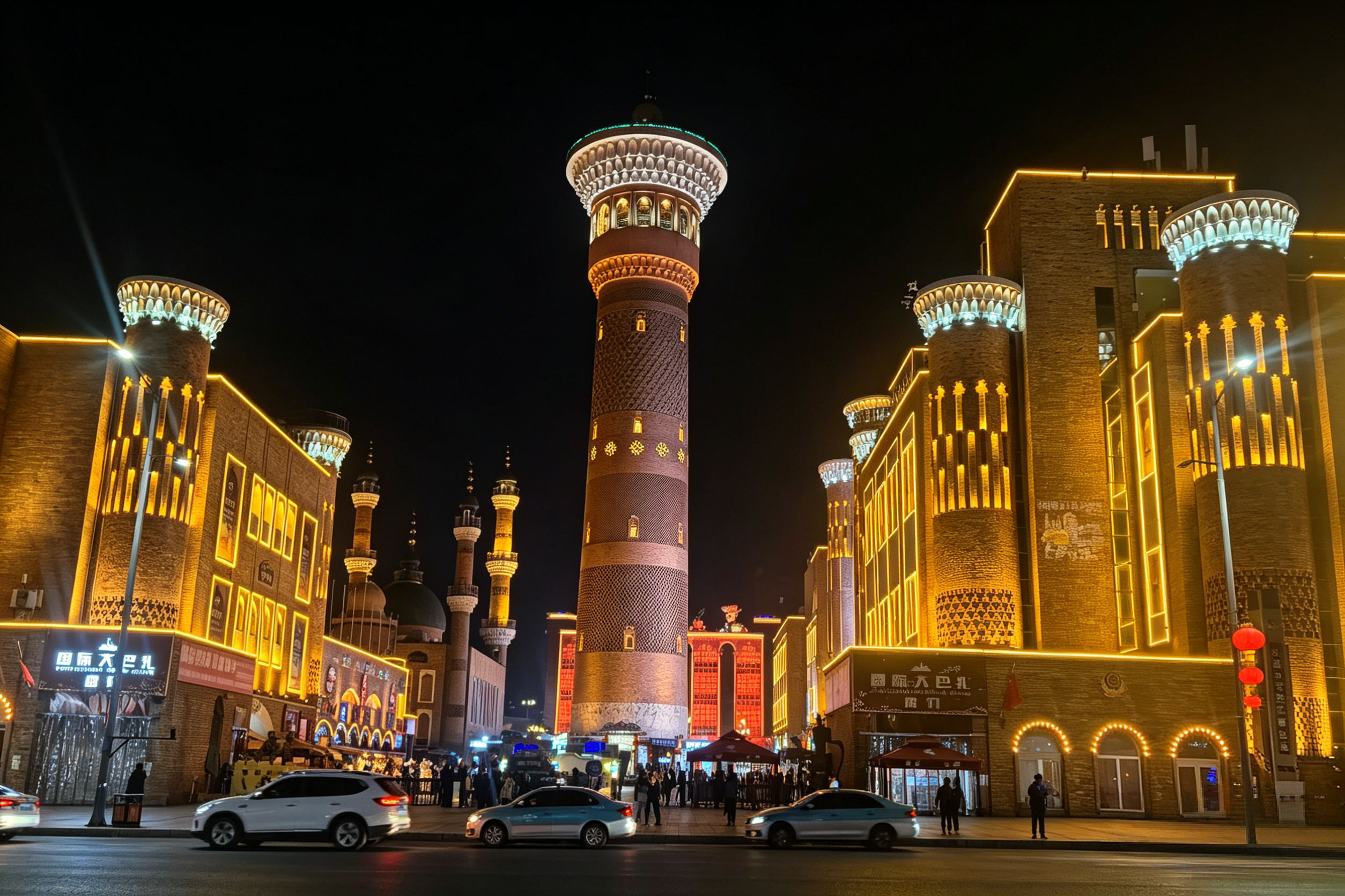 The Sunday Bazaar in Kashgar — farmers, traders, and artisans gather in one of Asia's oldest continuous markets